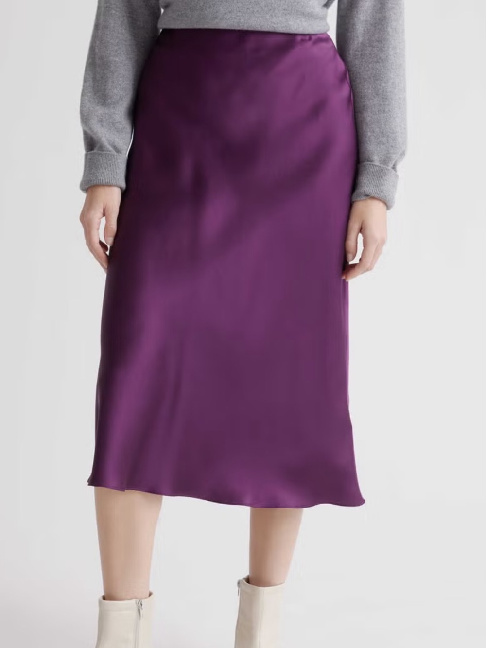 Quince | 100% Washable Sill Midi Skirt